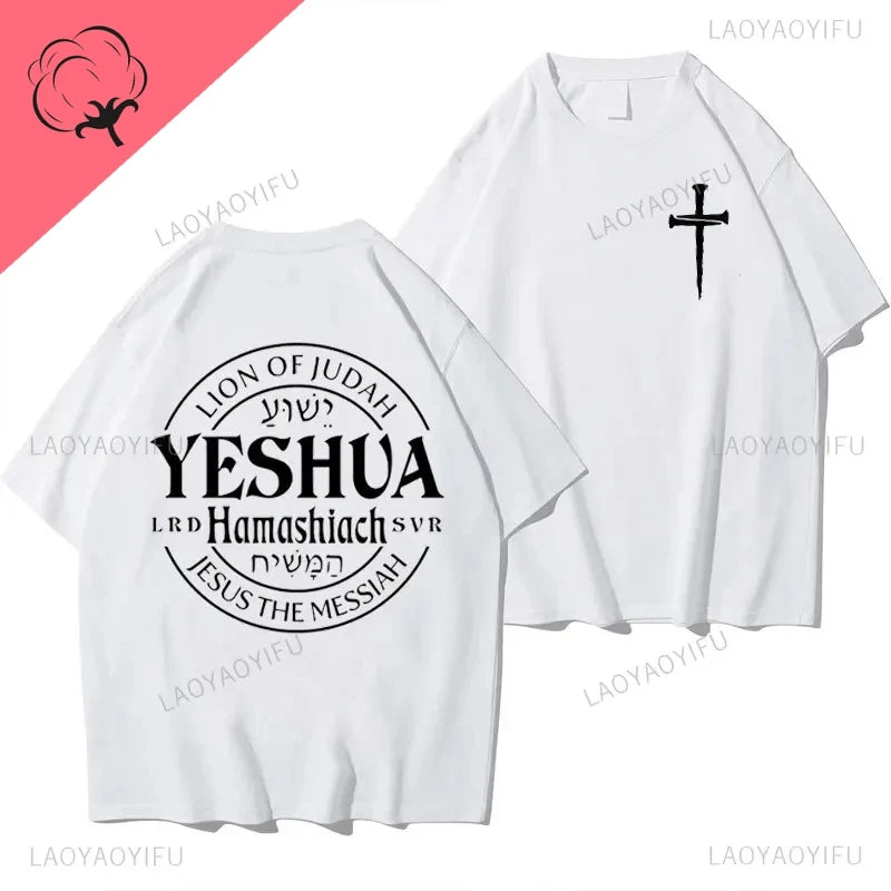 Jesus Saves Christian Apparel Print Aesthetic T Shirts Men Women Fashion Casual Vintage Short Sleeve T-Shirt Cotton Camisetas